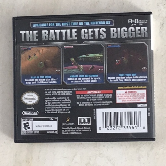 Star Wars Battlefront Elite Squadron Nintendo DS Game Complete - Picture 2 of 14